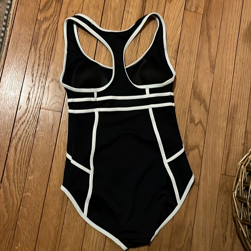 SPANX Black and White Swimsuit - Picture 3 of 4